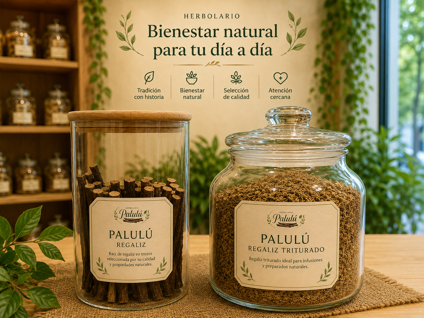 Raíz de regaliz - origen del nombre Palulú