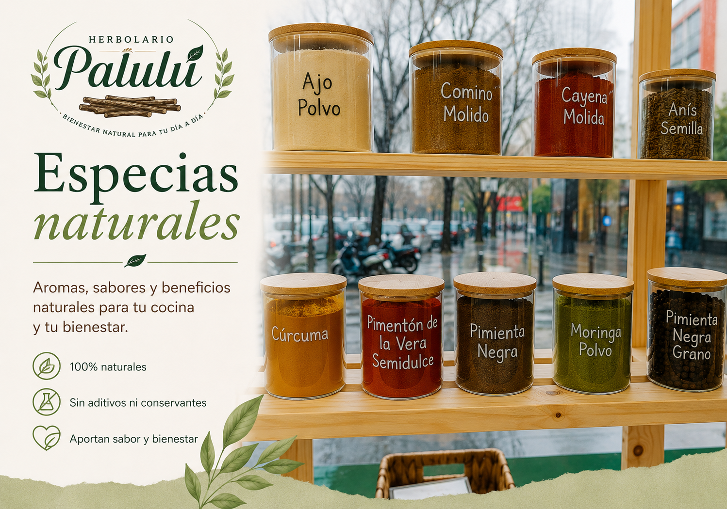 Especias naturales